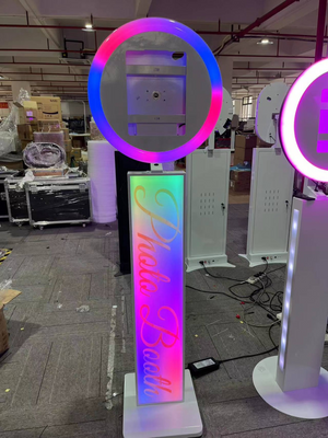 Custom CH Order - 2 x Portable iPad Ring Light Photo Booth (Single Logo Option)