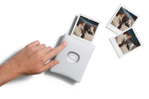 Fujifilm Instax PAL Digital Camera with Square Link Printer Bundle - White - Dhanditech