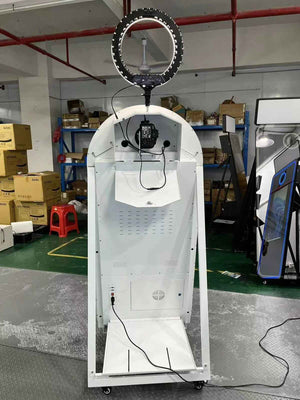 Custom Package - 65” Curved Magic Mirror Photobooth Panel with Flight Case & All Accessories