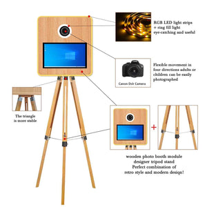 Custom Order - WA - Full Package Tripod Smart DSLR Photo Booth & Canon CP1500 Printer & Canon 2000D DSLR