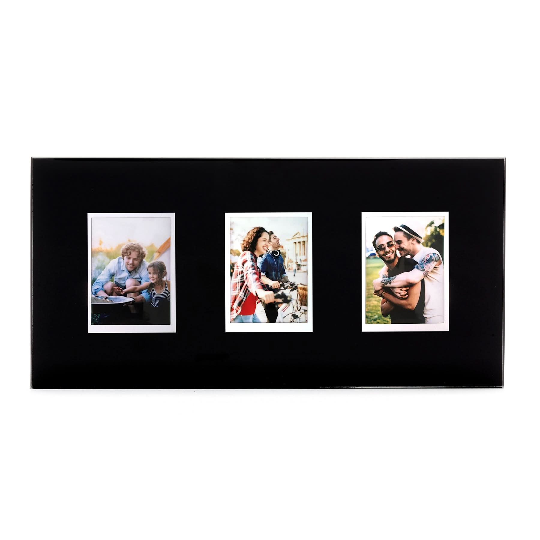 Fujifilm Instax Triple Mini Glass Photo Frame for Instax Mini Pictures - Dhanditech