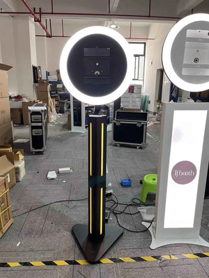 Portable Prism iPad Photo Booth | RGB LED Base + Flight Case