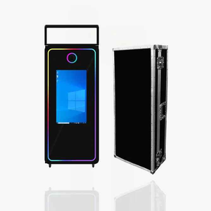 SWE Delivery - Full Package Magic Mirror Booth 70", Case, Accessories & Canon 2000D DSLR & Printer