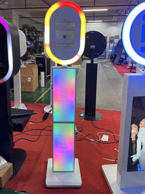 Custom CH Order - 2 x Portable iPad Ring Light Photo Booth (Single Logo Option)