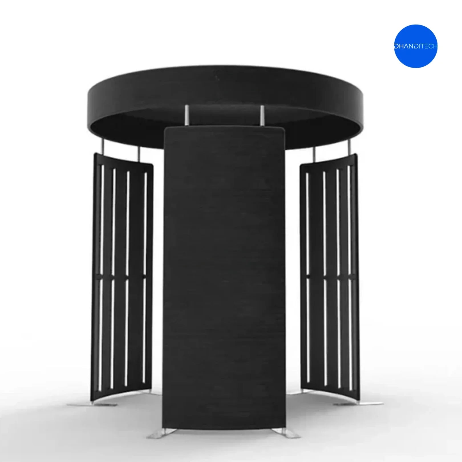 3 Piece LED Photo Booth Enclosure | 24 RGB Lights + Logo