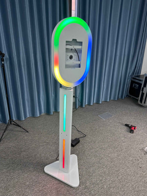 Portable Prism iPad Photo Booth | RGB LED Base + Flight Case