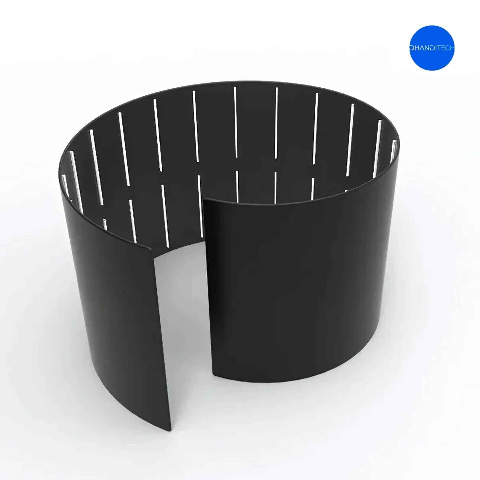 Spiral 360 LED Photo Booth Enclosure | 32 RGB Lights + Logo