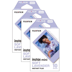 Fujifilm Instax Mini Instant Photo Film - Soft Lavender