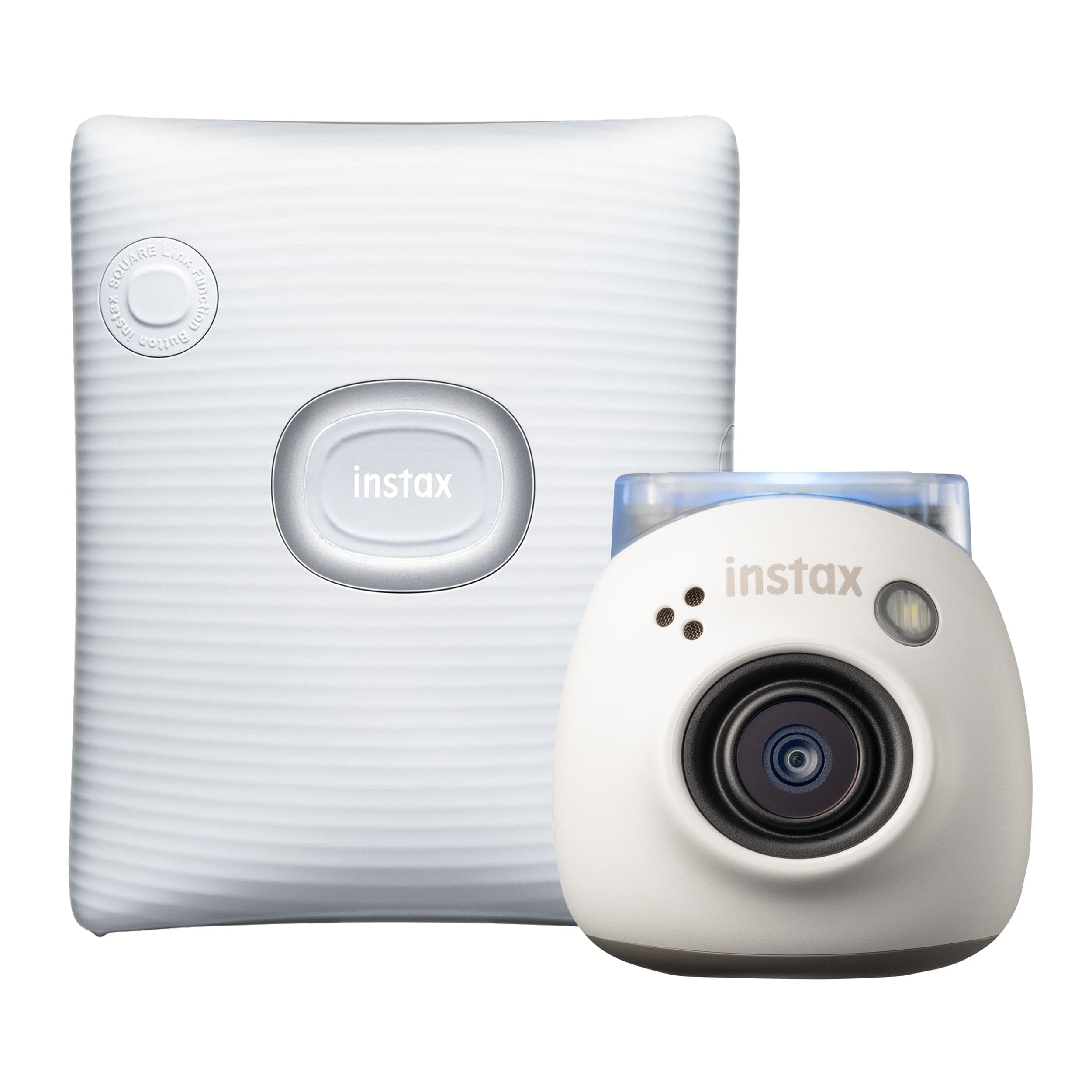 Fujifilm Instax PAL Digital Camera with Square Link Printer Bundle - White - Dhanditech