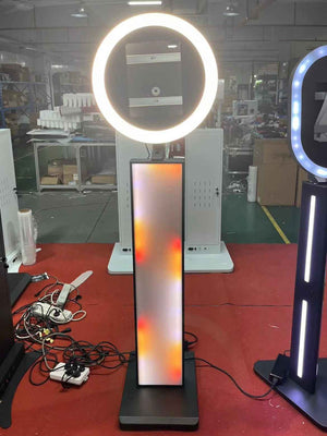Custom CH Order - 2 x Portable iPad Ring Light Photo Booth (Single Logo Option)