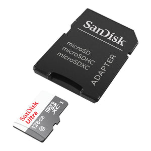 SanDisk 128GB Ultra MicroSDXC Card Class 10 100MB/s with SD Adapter - Dhanditech