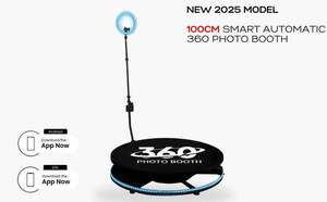 100cm 360 Photo Booth | Automatic Video Booth + Accessories