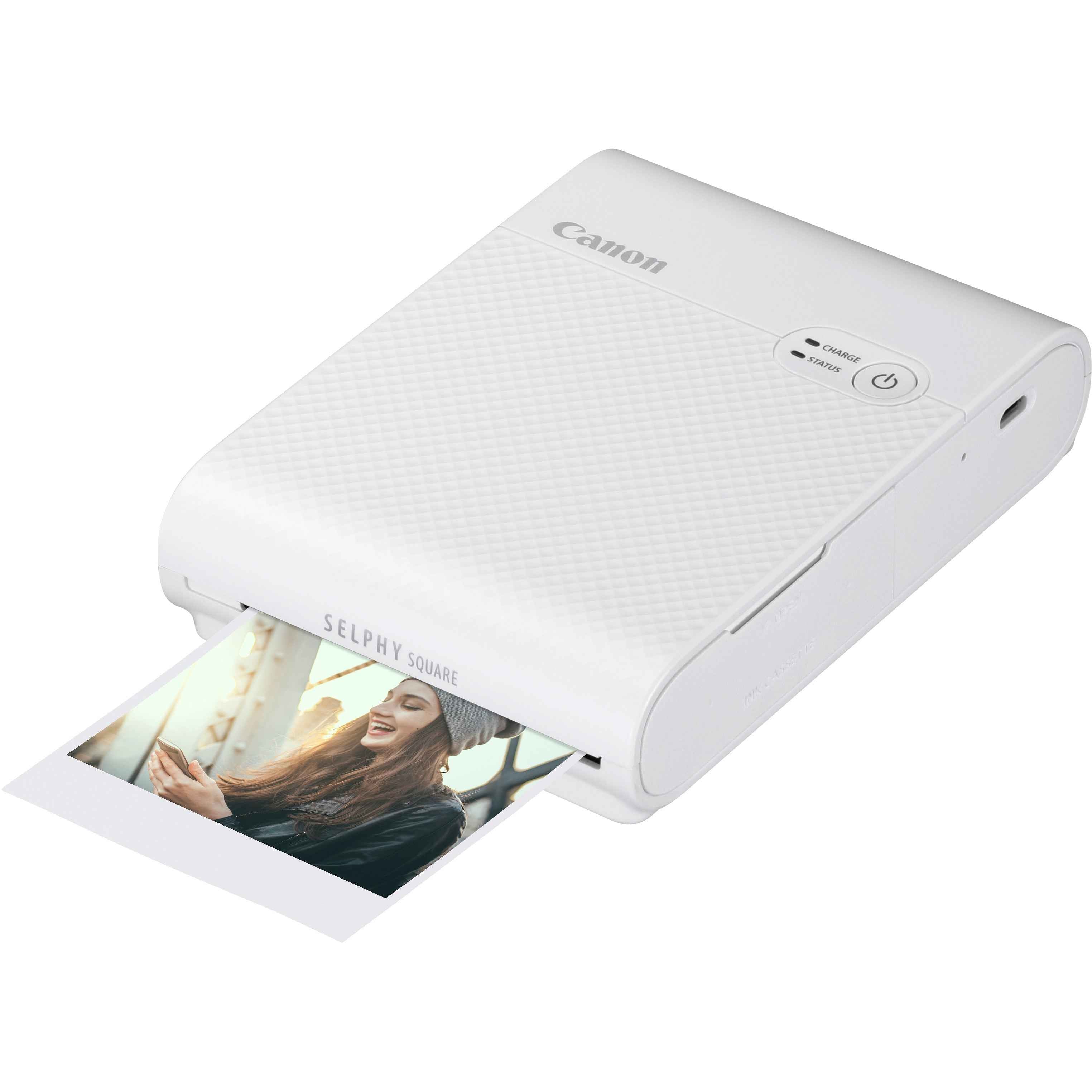 Canon Selphy Square QX10 Wireless Photo Printer - White