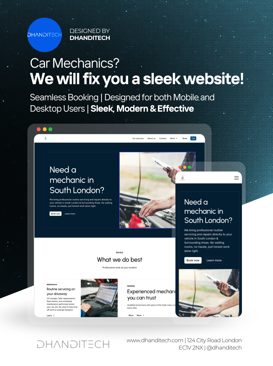 Website Design, Hosting & Maintenance For Your Business