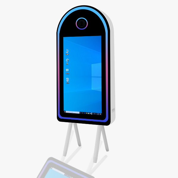 45” Curved Magic Mirror Photobooth Panel with Flight Case & All Accessories