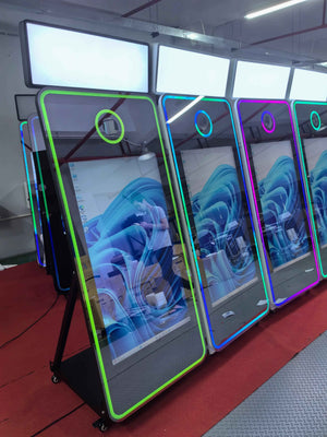 SWE Delivery - Full Package Magic Mirror Booth 70", Case, Accessories & Canon 2000D DSLR & Printer