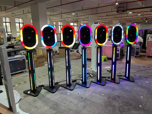 Portable Prism iPad Photo Booth | RGB LED Base + Flight Case