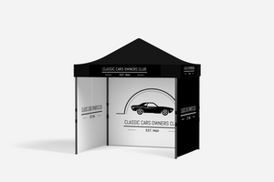 3m x 3m Custom Gazebo | Full Print All Sides + Frame - Dhanditech