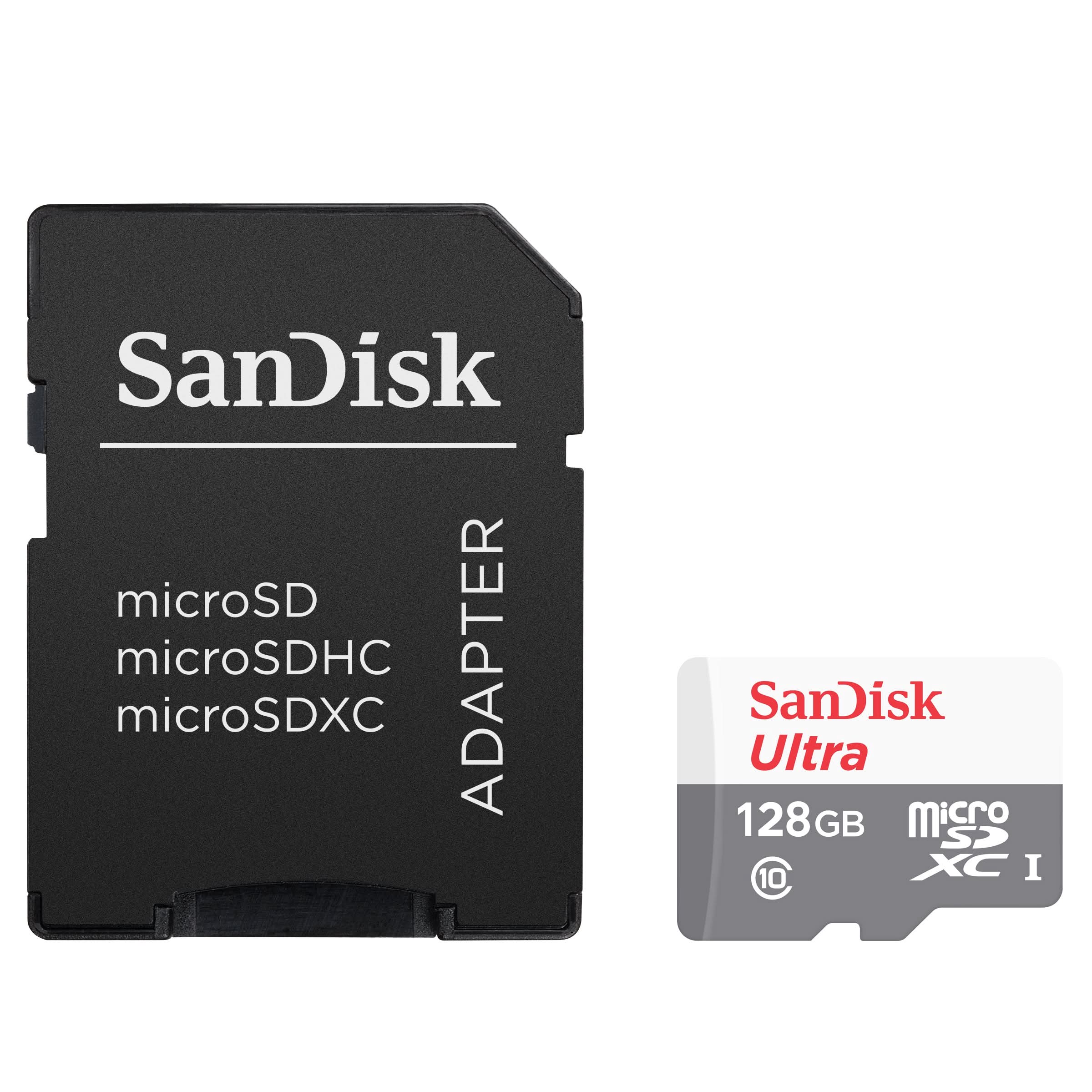 SanDisk 128GB Ultra MicroSDXC Card Class 10 100MB/s with SD Adapter - Dhanditech
