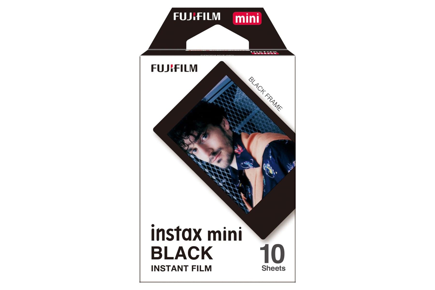 Fujifilm Instax Mini Instant Photo Film - Black - Dhanditech