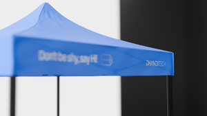 3m x 3m Custom Printed Gazebo | Top Print + Aluminum Frame