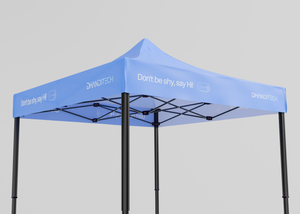 3m x 3m Custom Printed Gazebo | Top Print + Aluminum Frame