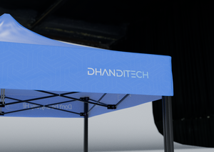 3m x 3m Custom Printed Gazebo | Top Print + Aluminum Frame