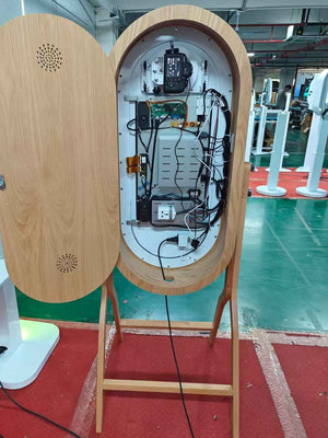 40inch Wooden Magic Mirror Windows DSLR LED Photobooth Hardcase & Accessories