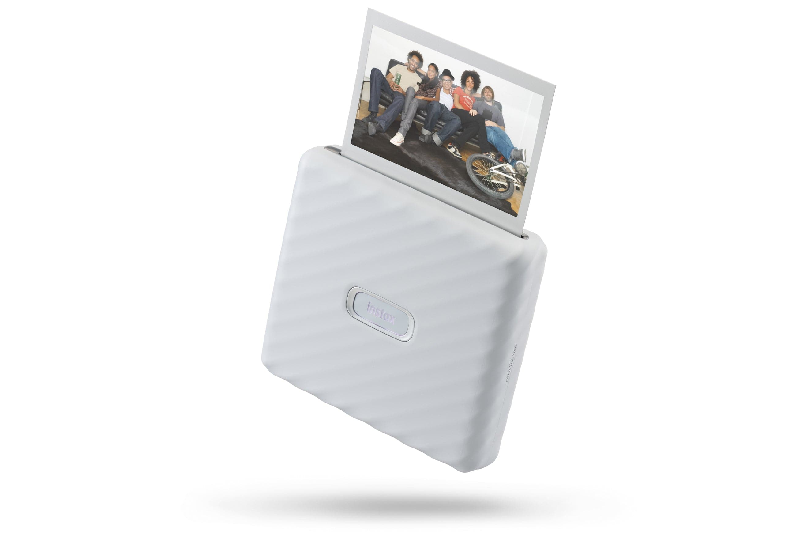 Fujifilm Instax PAL Digital Camera with Link Wide Printer Bundle - Ash White - Dhanditech