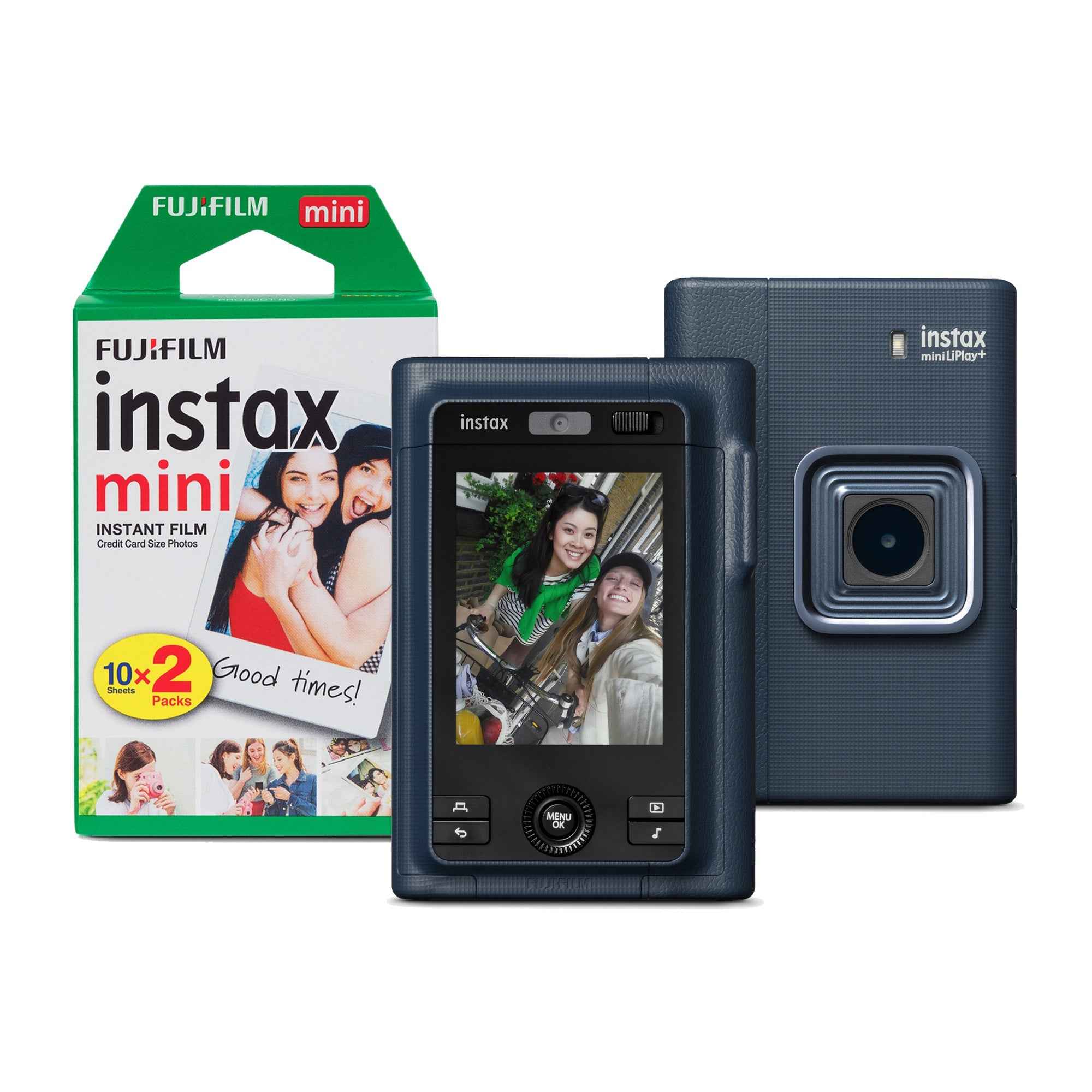 Fujifilm Instax Mini LiPlay Plus Hybrid Instant Camera - Navy