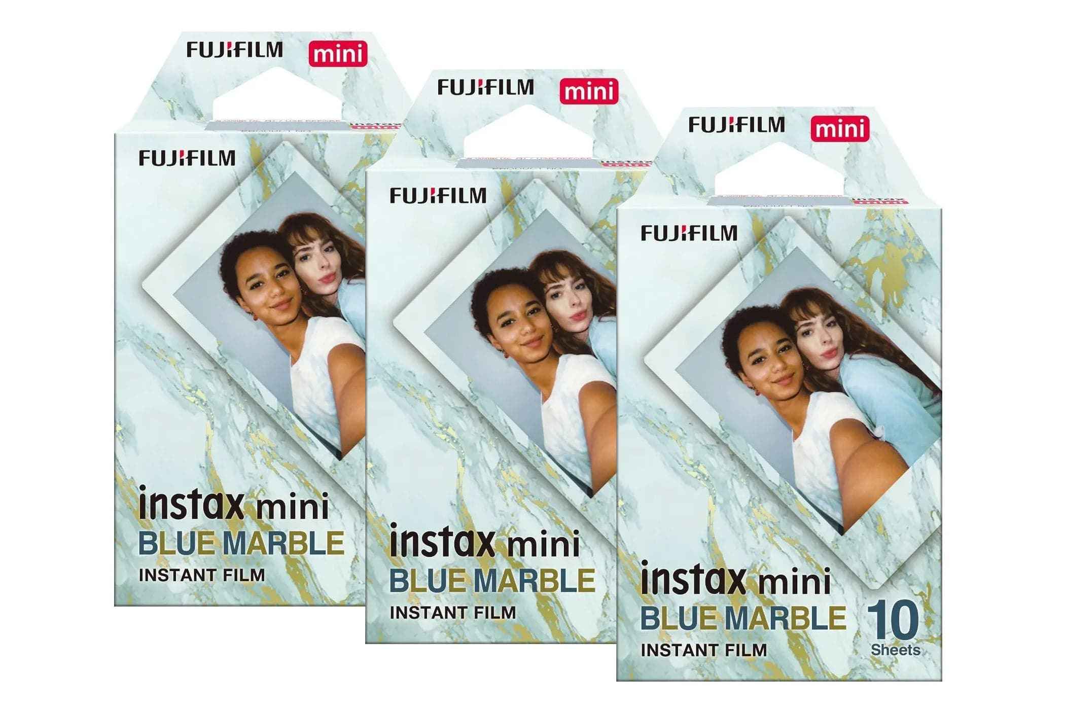 Fujifilm Instax Mini Instant Photo Film - Blue Marble