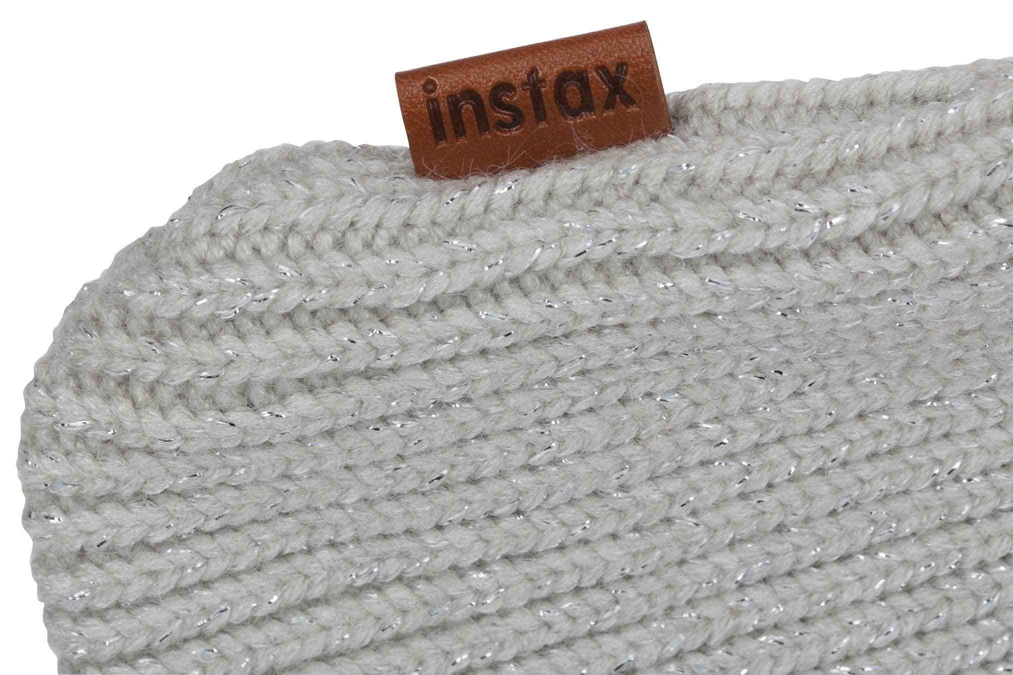 Fujifilm Instax Mini Liplay Accessory Kit with Neck Strap & Knitted Pouch - Stone White