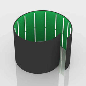 Spiral 360 LED Photo Booth Enclosure | 32 RGB Lights + Logo