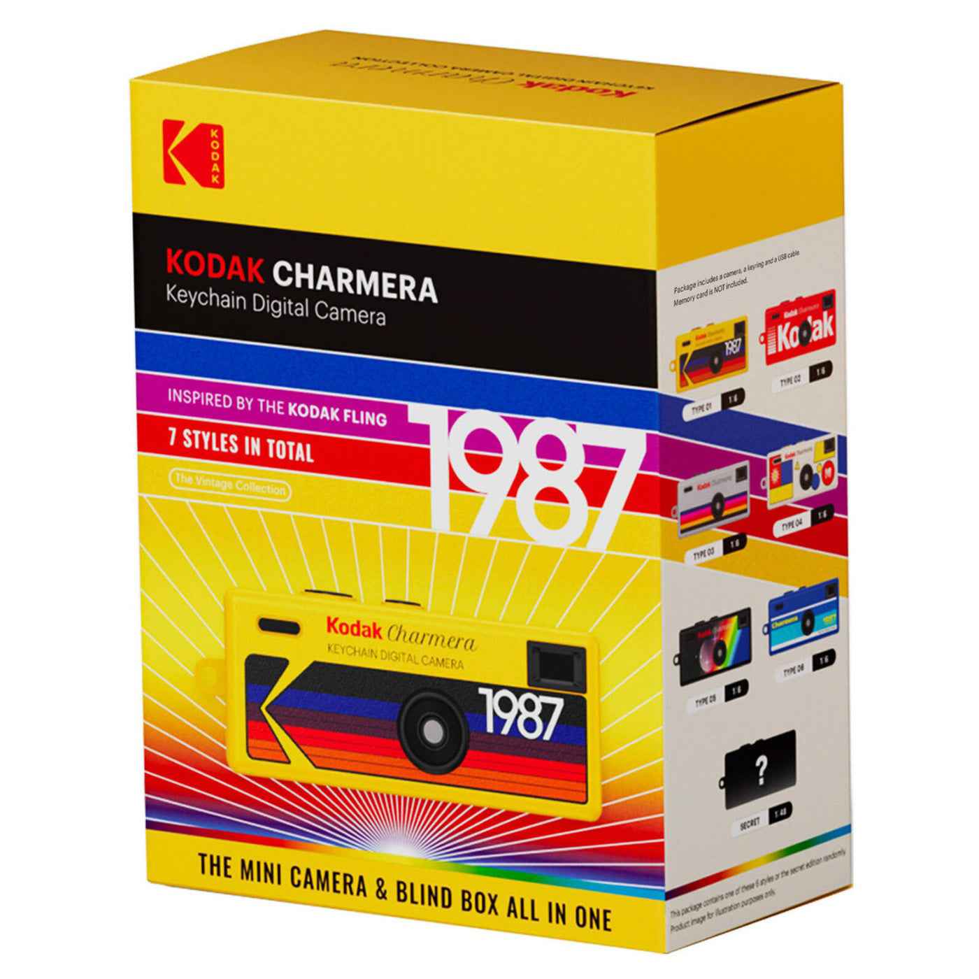 Kodak Charmera Keychain Surprise Design Digital Camera