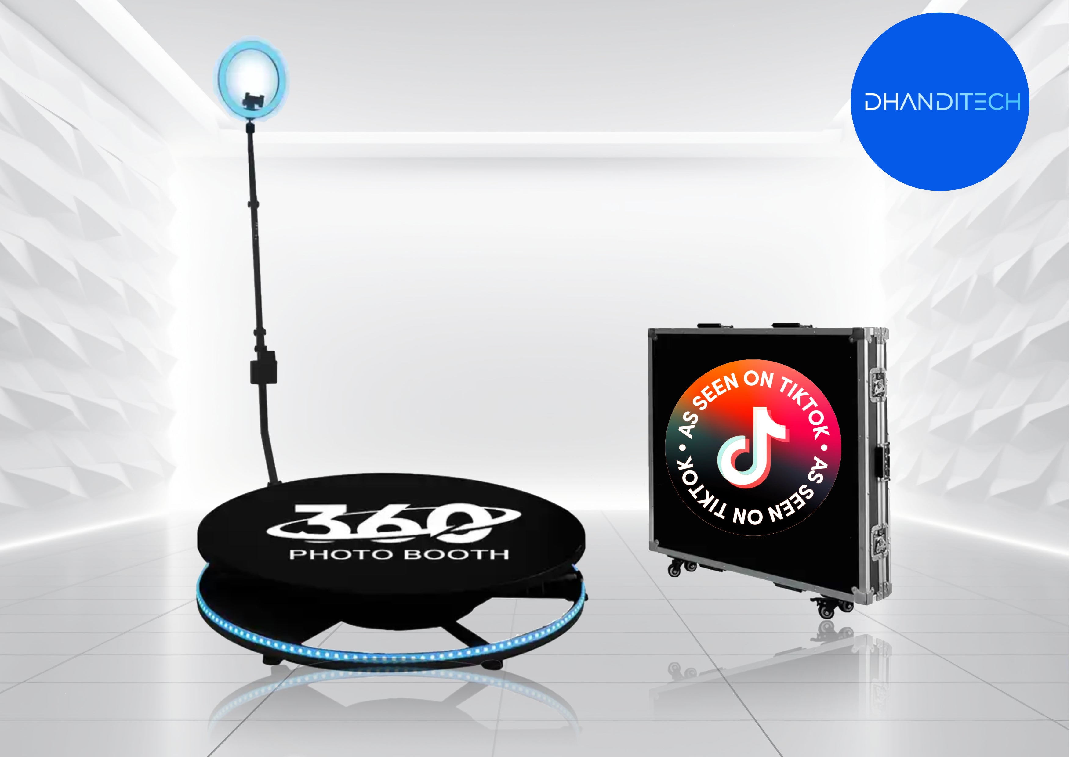 80CM Automatic 360 Video Photo Booth & FREE Accessories