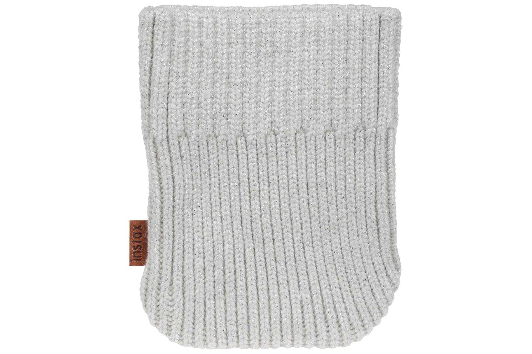 Fujifilm Instax Mini Liplay Accessory Kit with Neck Strap & Knitted Pouch - Stone White