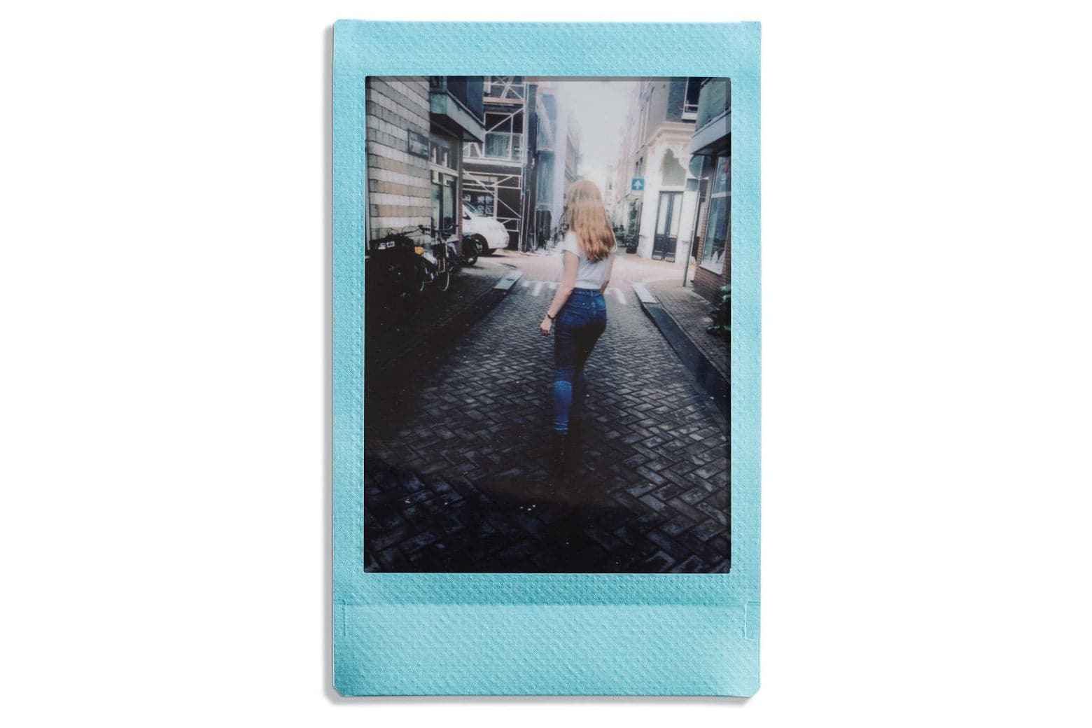 Fujifilm Instax Mini Border Instant Photo Film - Sky Blue