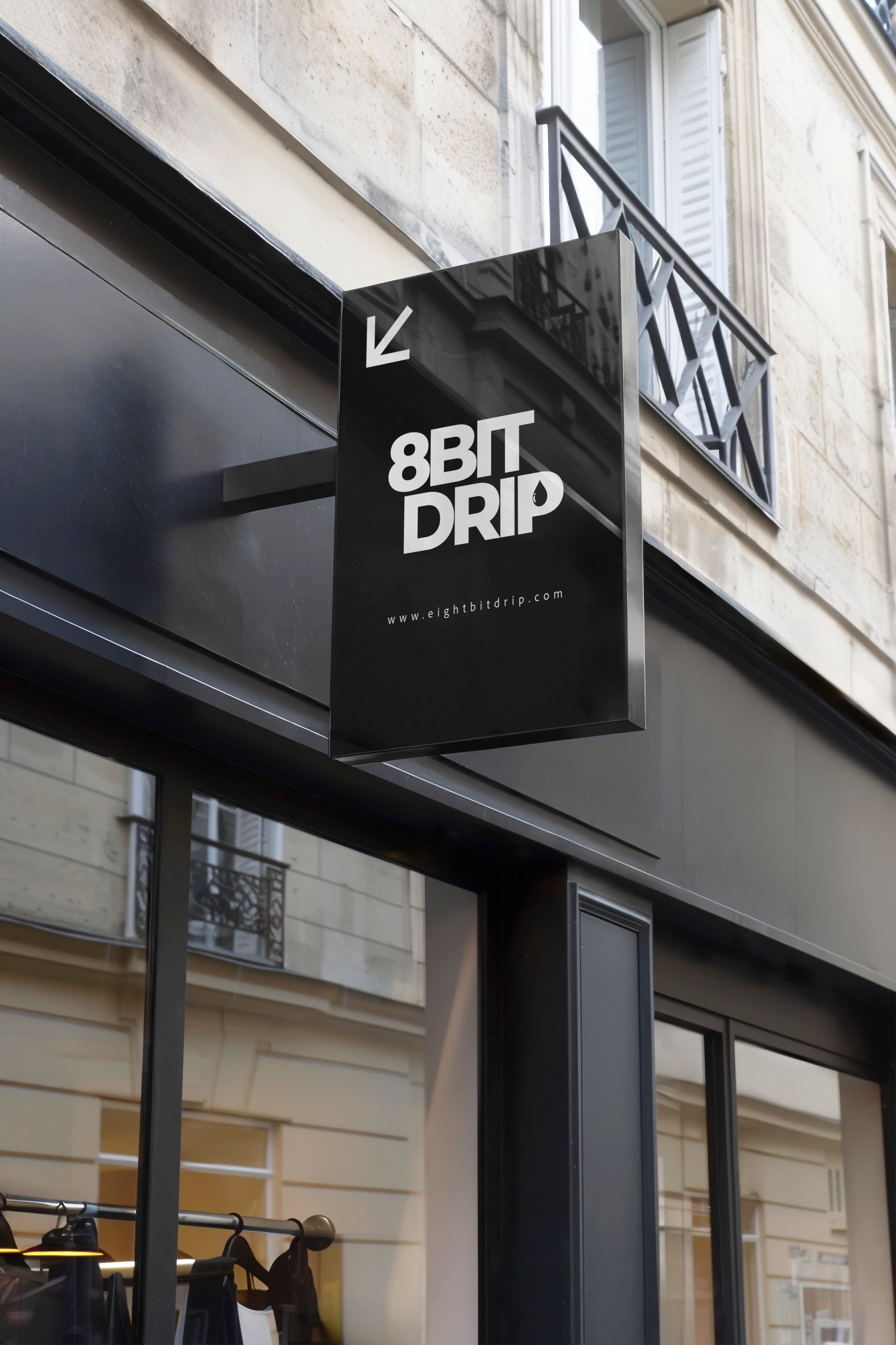 Projecting Wall Sign - Vertical